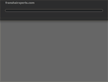 Tablet Screenshot of franshairxperts.com